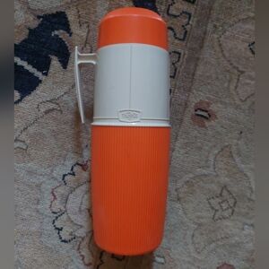 Orange Thermos Wide Mouth Quart Size Bottle